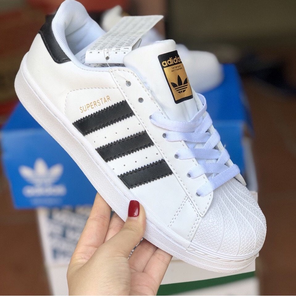 SALE HOT HOT Nhất Giày Adidas Super Star mũi sò kẻo hết ) bán chạy Đẹp