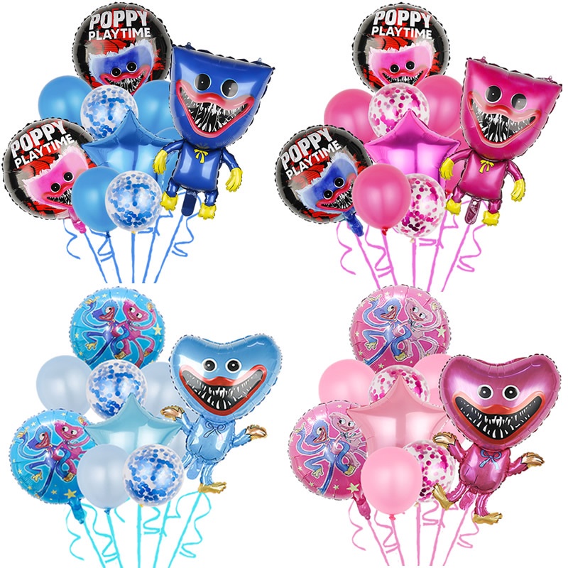 Set 10 Bong Bóng Cao Su Latex In Họa Tiết Hoạt Hình Trang Trí Tiệc Sinh Nhật / Đám Cưới