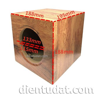 Thùng loa 5inch Vân Gỗ