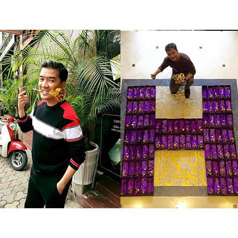 [SALE TUỘT QUẦN] Quà Tặng 8-3 14/2 : Combo Hoa Hồng Mạ Vàng 24k sang chảnh 8 món - tặng kèm dây chuyền bạc