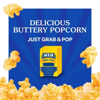 Bắp nổ chảo,lò vi sóng act ii butter lover 78gr- bơ mặn - ảnh sản phẩm 2