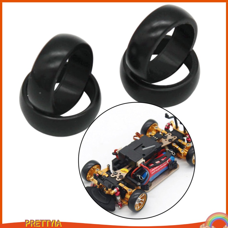 Bộ 4 Bánh Xe Đồ Chơi WLtoys K989 K979 K999 mini-q Tỉ Lệ 1: 28