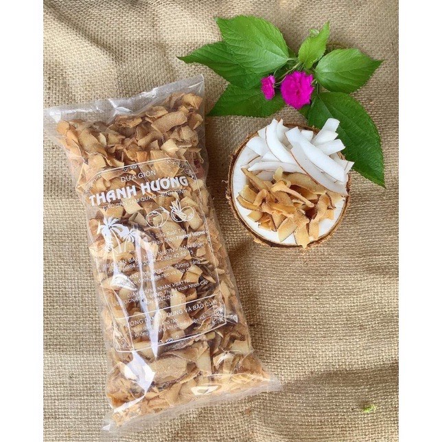 500Gr Dừa Sấy Giòn Làm Toping, Nấu chè, Kem, Trộn Granola...