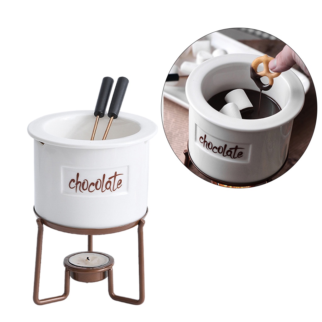 Bộ 6 Dụng Cụ Nấu Tan Chảy Và Nĩa Dùng Trang Trí Tiệc Tại Nhà