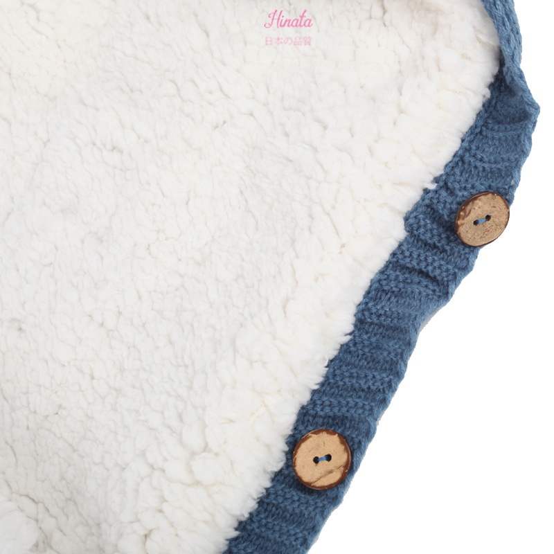 Kén ngủ trẻ em len dệt kim HINATA - KN04