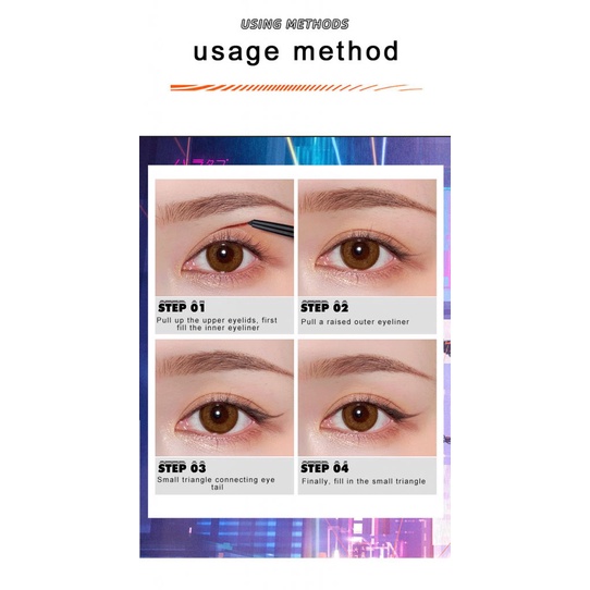 [Hàng mới về] Bút kẻ mắt LCHEAR Mimei màu khói mịn màng không nhòe chống thấm nước và mồ hôi