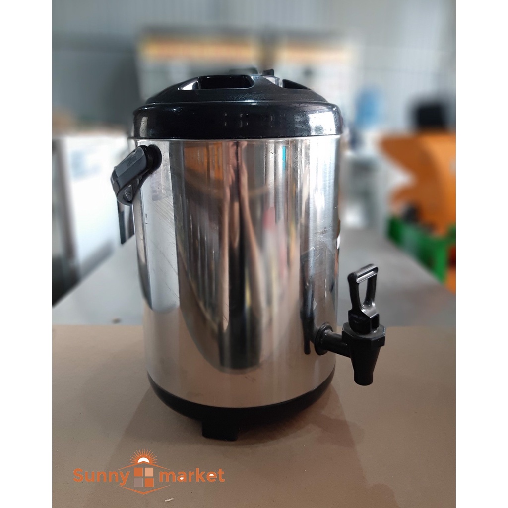 Bình ủ trà giữ nhiệt inox cao cấp 8 lít, Bình cho cửa hàng quán cafe - trà sữa, bình giữ nhiệt lớn