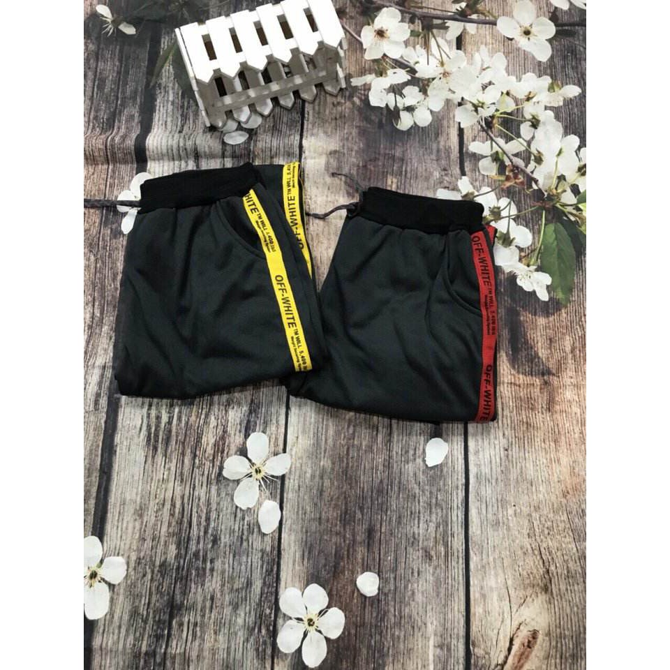 Quần Jogger Sọc Chữ Thời Trang Nam nữ