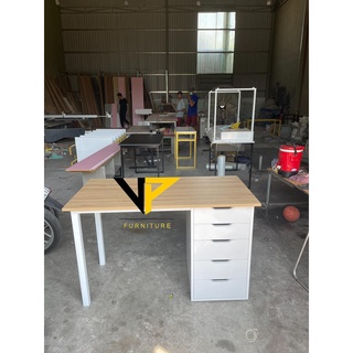 bàn ikea dài 1m2 mặt vân gỗ MS388