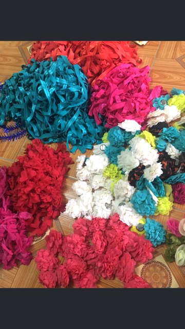 1m hoa dây trang trí váy công chúa, nơ tóc