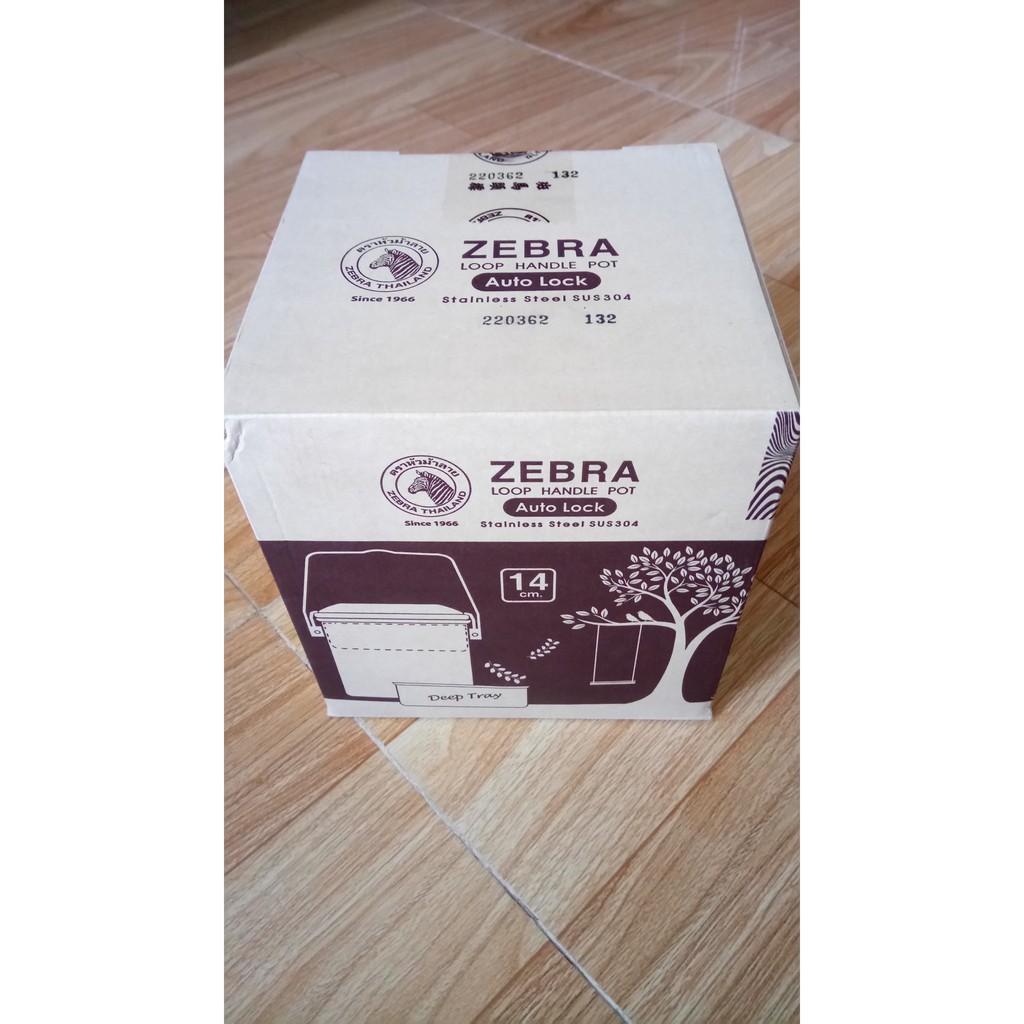 Camen 14cm khoá tự động ZEBRA + 151625 + Có ngăn trong sâu lồng