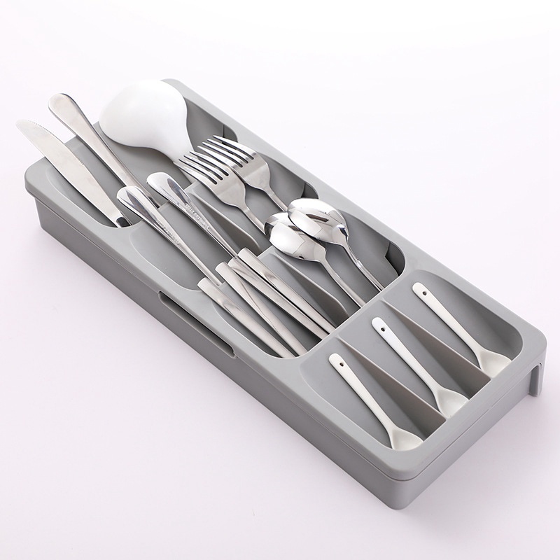 Khay Đựng Dụng Cụ Ăn Uống Chia Ngăn Tiện Dụng Cho Nhà Bếp
