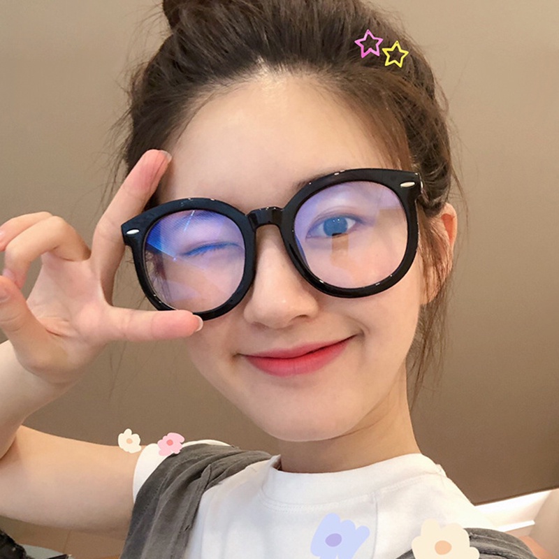 【Replaceable lenses】COD (AIMURUSI) Kính Gọng Vuông Chống Ánh Sáng Xanh Thời Trang Phong Cách Hàn Quốc Cho Nam Và Nữ