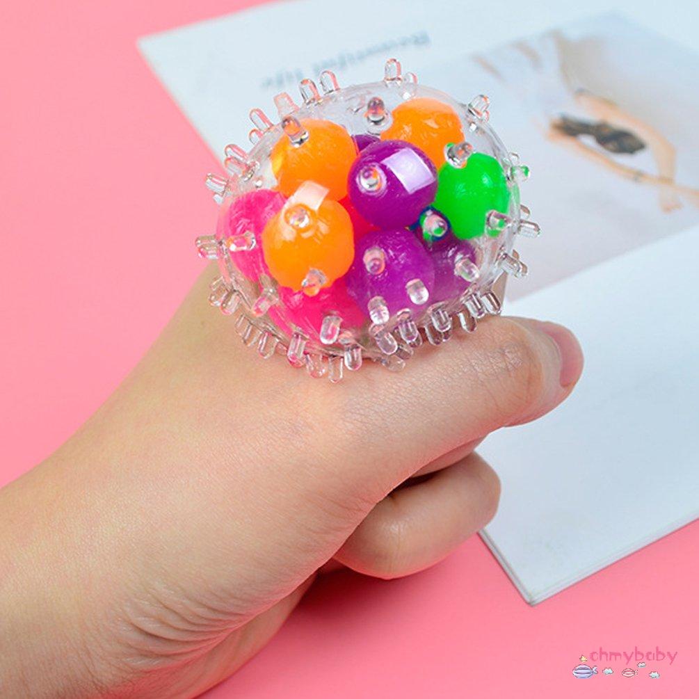 【OMB】 Soft Stress Dough Balls Colors Changing Stress Ball For Kids And Adults