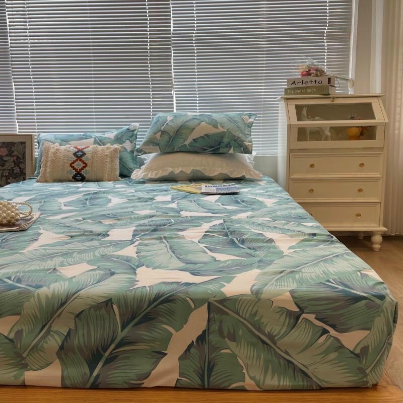 Bộ ga 2 vỏ gối nằm cotton kích thước 1m2,1m4,2m2