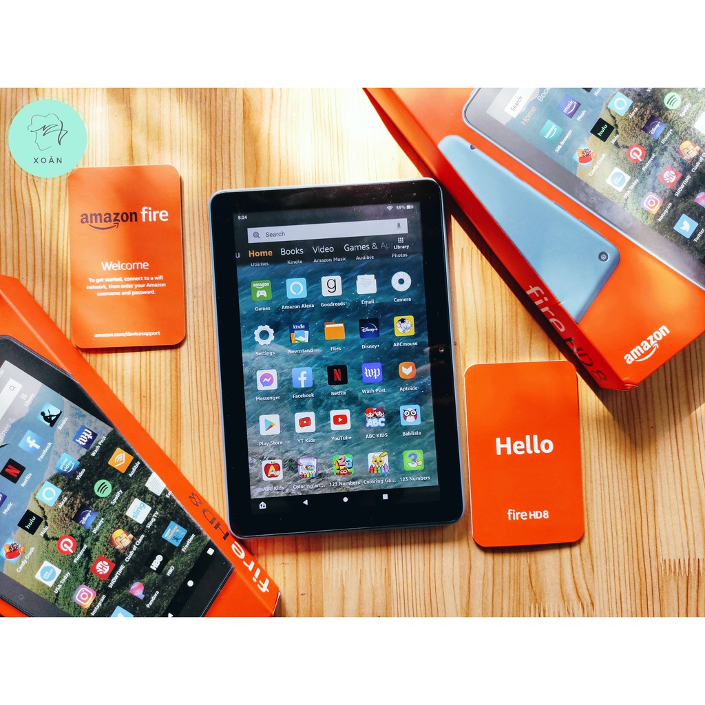 Máy tính bảng Kindle Fire 8 HD 32gb | BigBuy360 - bigbuy360.vn