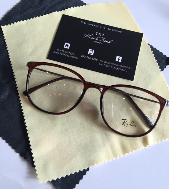 Kính Mắt bầu gọng Kim loại tăm mảnh cao cấp