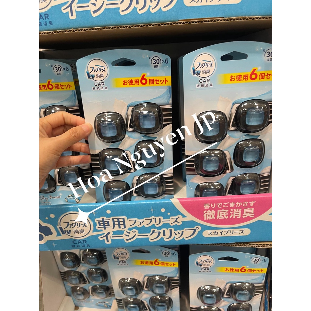 Nước Hoa Ô Tô Kẹp Cửa Gió Điều Hòa  Diệt huẩn Nhật Bản Febreze Car