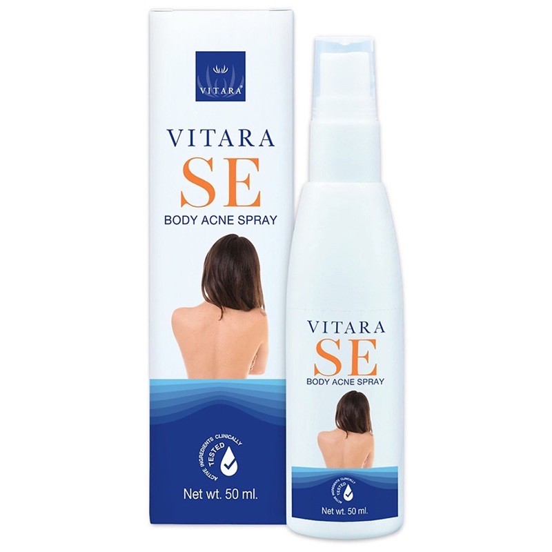 Chai Xịt Mụn Lưng VITARA SE Body Acne Spray