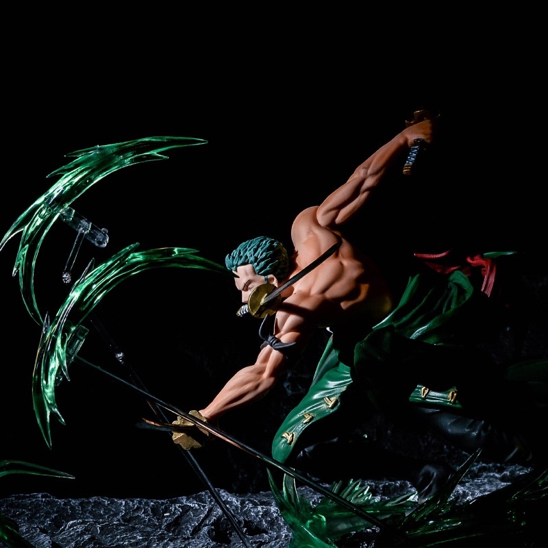 Mô hình figure nhân vật Zoro trong One Piece phiên bản không hiệu ứng