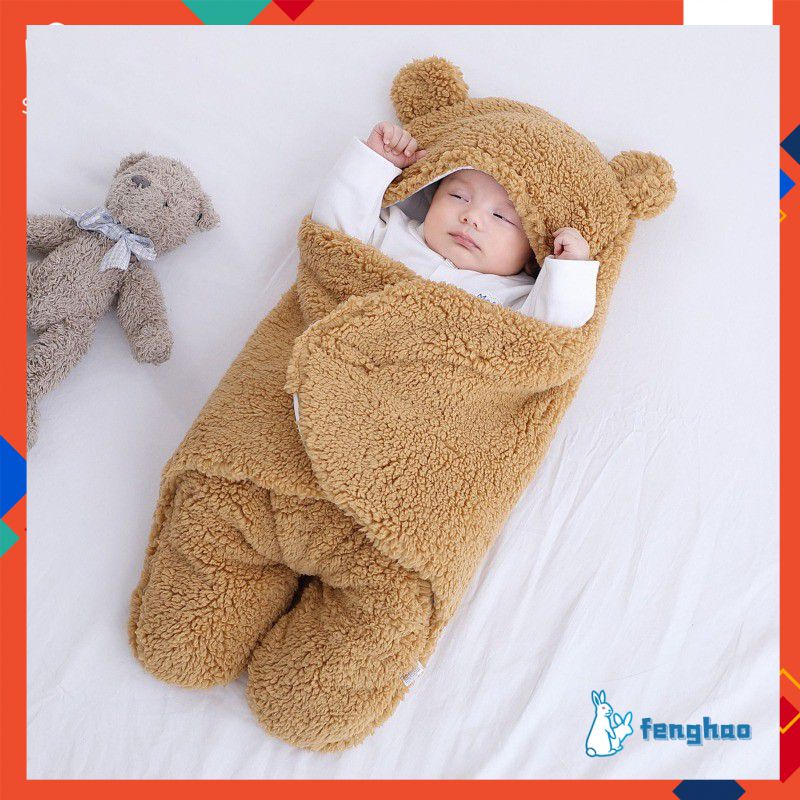 Túi Ngủ Mùa Đông Quấn Bé Sơ Sinh 0-6 Tháng Tuổi