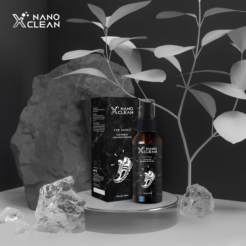 Nano Bạc xịt khử khuẩn khử mùi hôi diệt nấm, diệt virus (Nano Xclean AHT Corp)