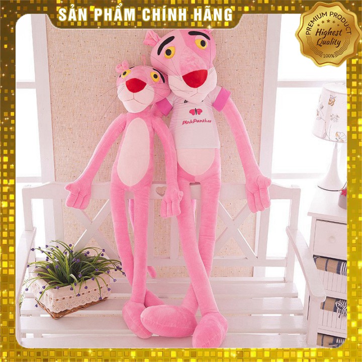 [SIỂU RẺ] Gấu Bông Báo Hồng Pink Panther Size 130cm và 160cm Cao Cấp,Lông Nhung Mềm Mịn