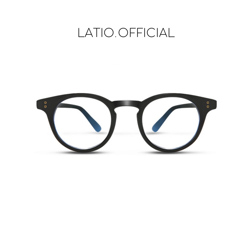 Mắt kính nữ LATIO kính mắt thời trang 2023 mẫu mới với thiết kế nhỏ nhắn và chi tiết 2 chấm cực kỳ cá tính - KM44