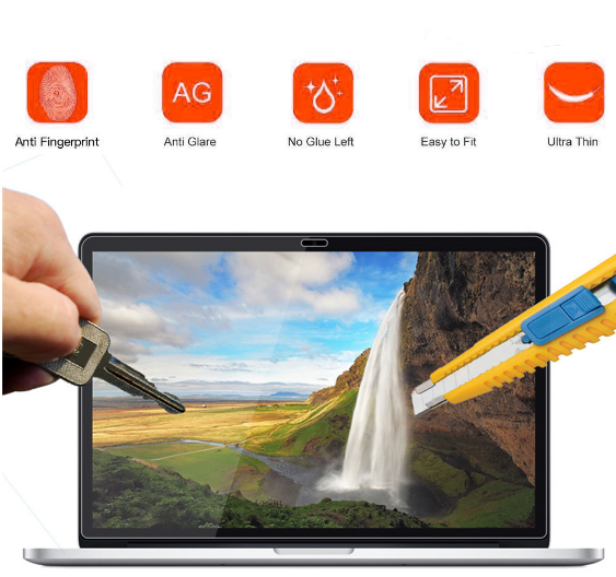 Miếng Dán Bảo Vệ Màn Hình HD Cho Apple Macbook Air Pro 14 A2442 A2779 pro16 A2485 A2780 Retina 11 12 13 15 16 Touch Bar A1932 A1466 A2159 A2141 A2289 A2338 A2681 M2 / M11