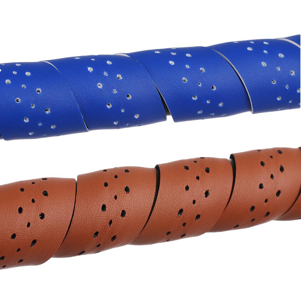 1 Cặp Băng Quấn Tay Lái Xe Đạp Bằng Da PU Chống Nước SHOUKEY