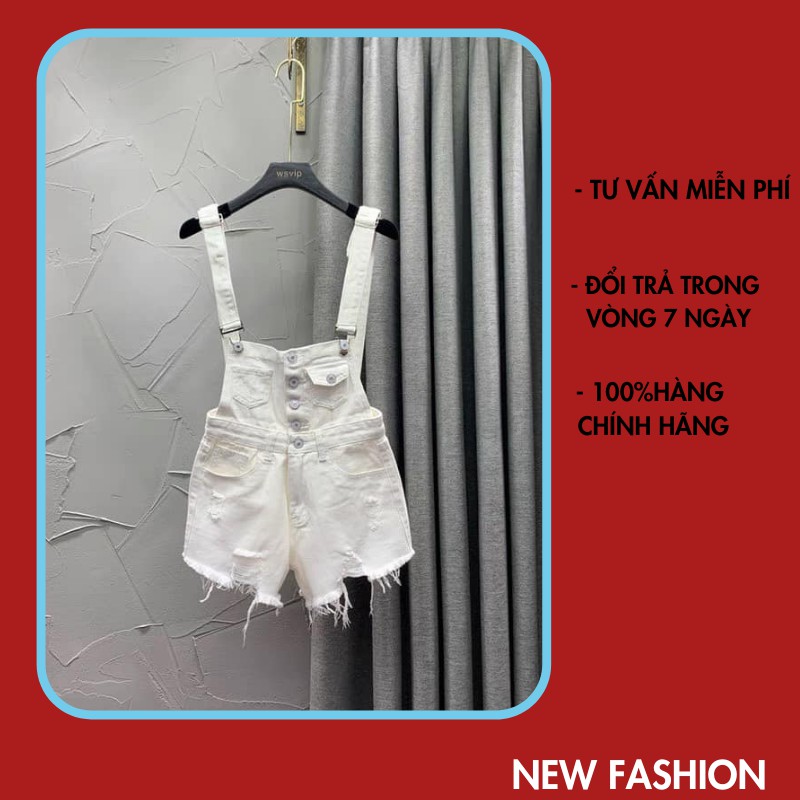 Yếm quần shortyếm nữ,rách gấu,dáng ôm,một hàng khuy,mặc lên tôn dáng, giá rẻ,XUONGMAYHANOi.2