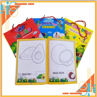 Set 8 Bộ Tranh tô màu 🎁FREESHIP🎁 nhiều chủ đề cho bé