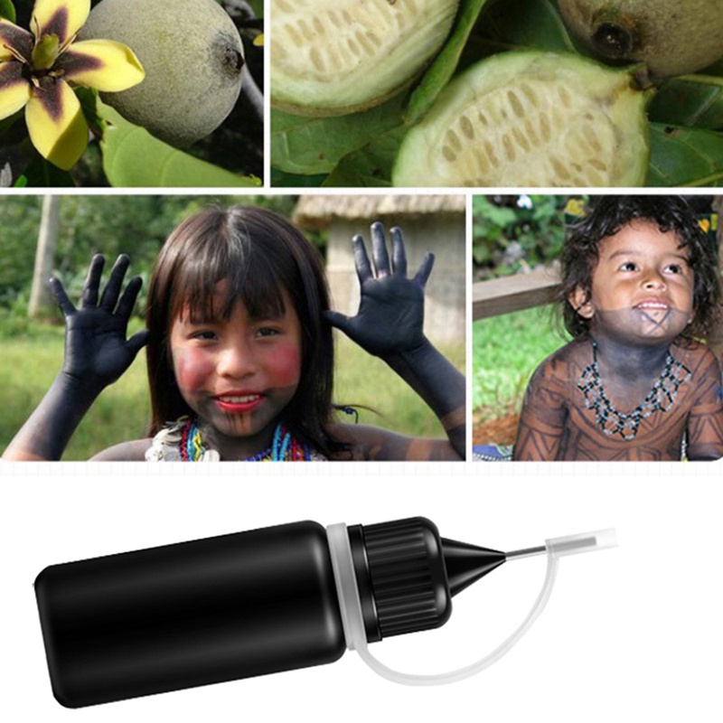 Gel Mực In Tạm Thời jagua Hương Trái Cây / Mực Không Hóa Chất 10ml