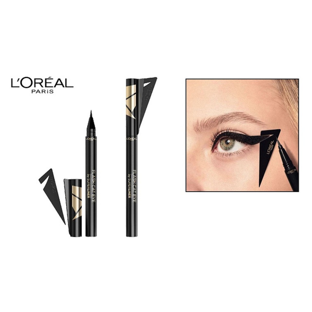 Kẻ Mắt Nước Mắt Mèo L'Oreal Flash Cat Eyeliner