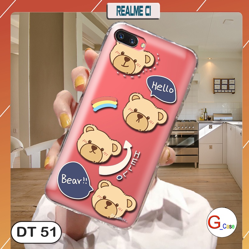 Ốp lưng dẻo REALME C1  - in hình