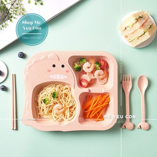 Bộ Ăn Dặm Lúa Mạch Cho Bé Full Bộ 6 Chi Tiết