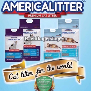 Cát vệ sinh cho mèo America Litter 10l