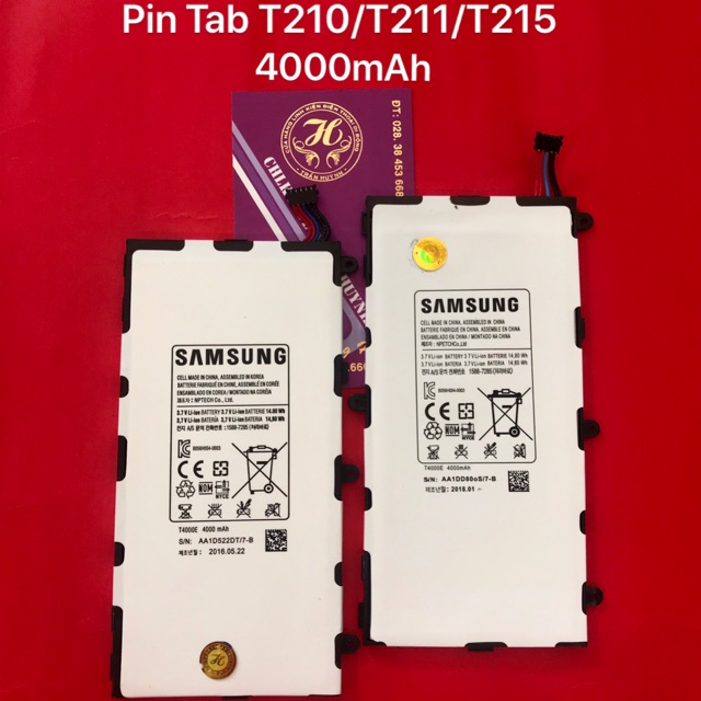 Pin galaxy Tab 3 7.0(T210-T211-T215-T217)zin
