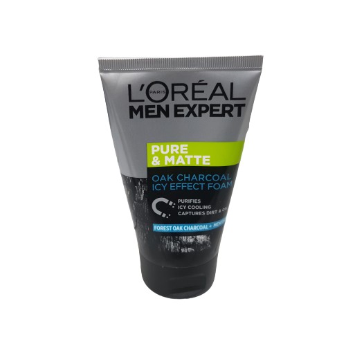 LOREAL L'OREAL (Hàng Mới Về) Sữa Rửa Mặt Tạo Bọt Làm Trắng Da Dung Tích 100ml Dành Cho Nam