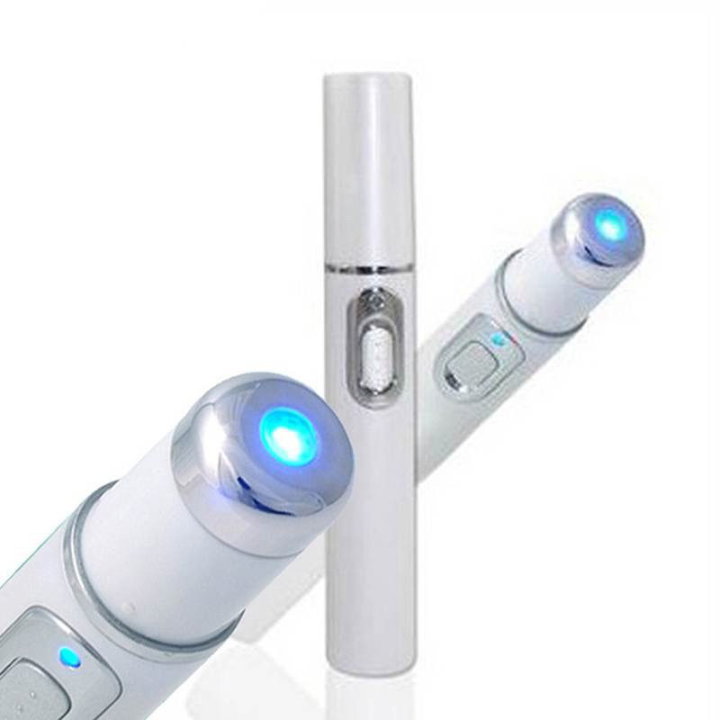 (Hàng Mới Về) Bút Laser Trị Mụn Trứng Cá Ánh Sáng Xanh Dương