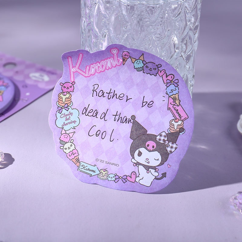 SANRIO Bộ 30 Tờ Giấy Ghi Chú Họa Tiết Kuromi Melody Dễ Thương