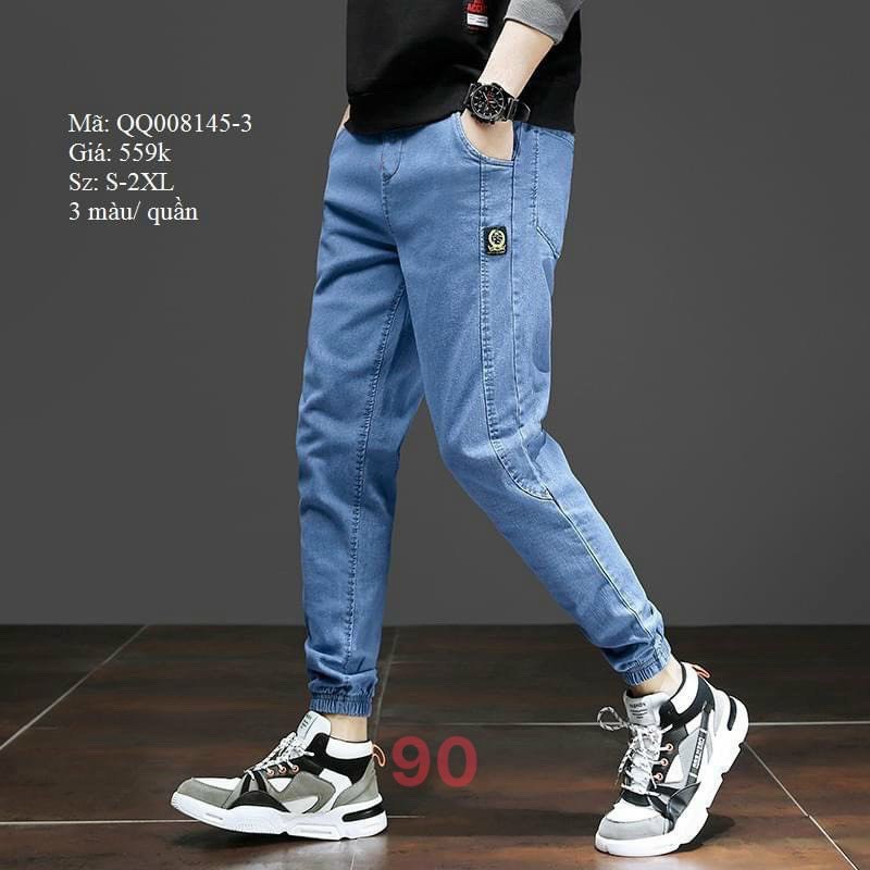 8 MẪU quần jeans dài nam Thêu cao cấp HÀN QUỐC thời trang đẹp nhất 2021 bao đẹp y hình hàng chất lượng VNXK.