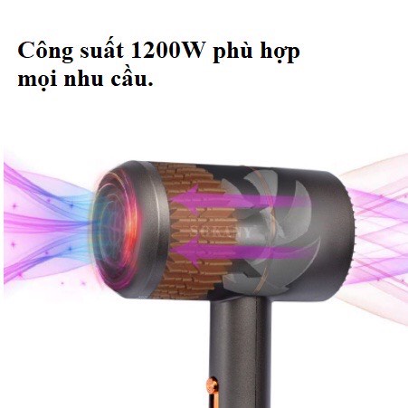 Máy sấy tóc, tạo kiểu tóc chính hãng Sokany máy sấy tạo kiểu ion âm chống khô tóc công suất lớn