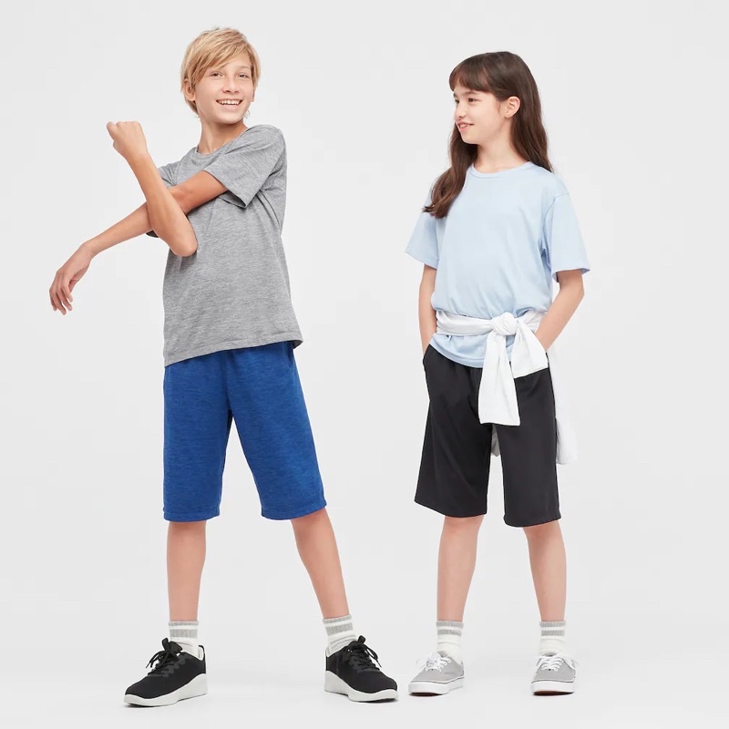 Áo Thun Bé Trai &amp; Bé Gái Thông Hơi Phối Lưới Mềm UNI