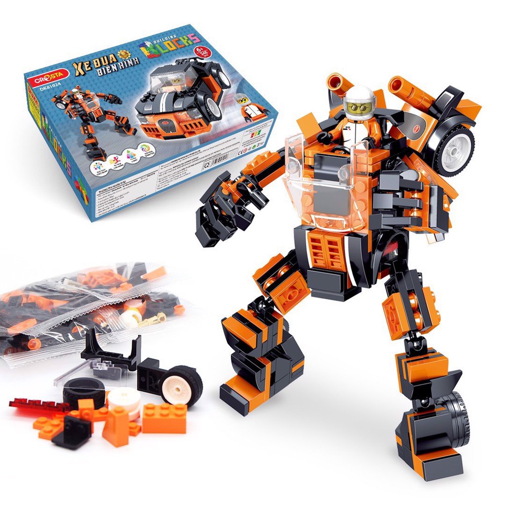 Đồ Chơi Duka: Ghép Hình – Xe Đua Biến Hình DK 81024