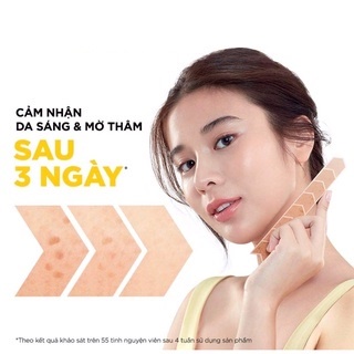 Combo 2 gói tinh chất tăng cường sáng da mờ thâm Garnier 7.5ml