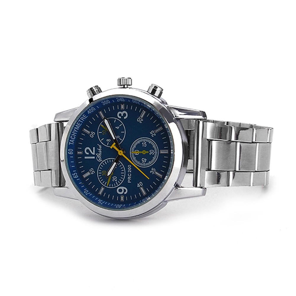 Đồng Hồ Quartz Mặt Tròn Dây Đeo Hợp Kim U15