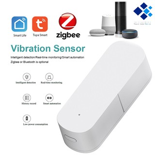 Cảm biến rung động  không dây siêu nhạy Zigbee Tuya