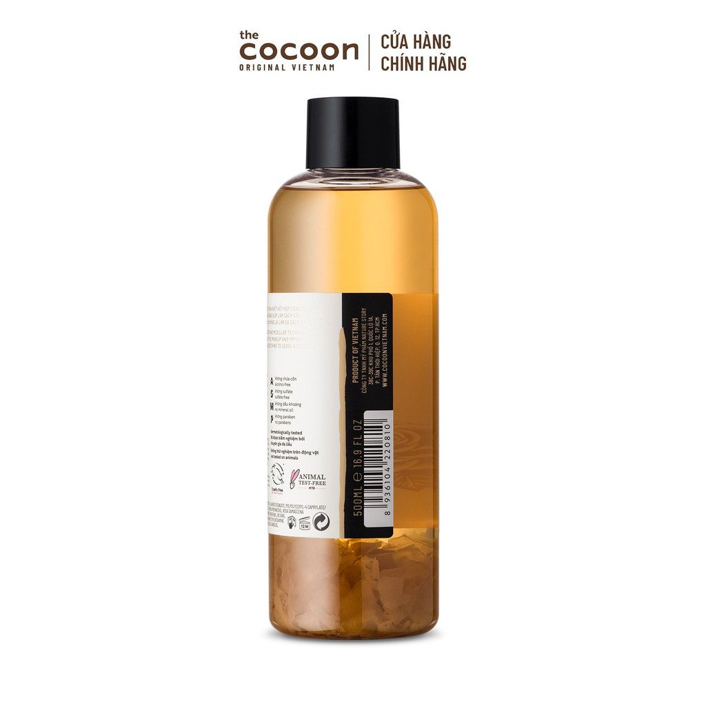 [Mã FMCGMALL -8% đơn 250K] Bigsize - Nước tẩy trang hoa hồng Cocoon tẩy sạch makeup & cấp ẩm 500ml | BigBuy360 - bigbuy360.vn