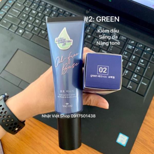[NEW 2020] Kem Lót Kiềm Dầu, Sáng Da Vacosi Oil-Free Base 45ml | BigBuy360 - bigbuy360.vn